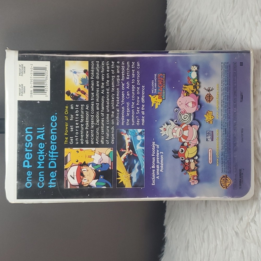 Vtg Pokemon 2000 the movie, VHS - Picture 2 of 8
